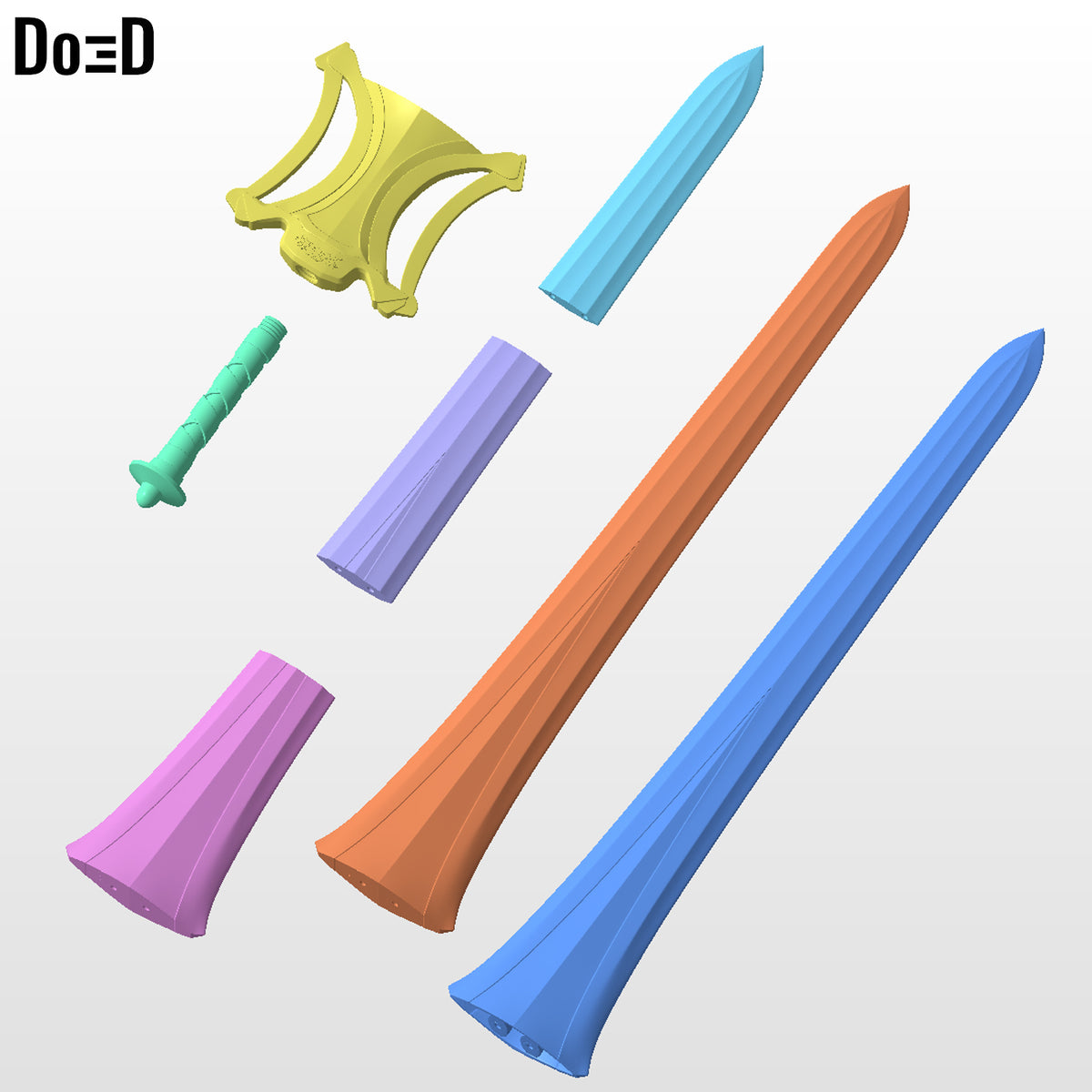 He-Man Power Sword Masters of the Universe 3D Printable Model STL File #MUHM1