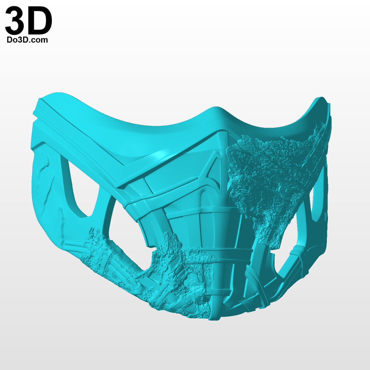Mortal Kombat 2021 Scorpion Mask 3D Printable Model Print File STL #SC53