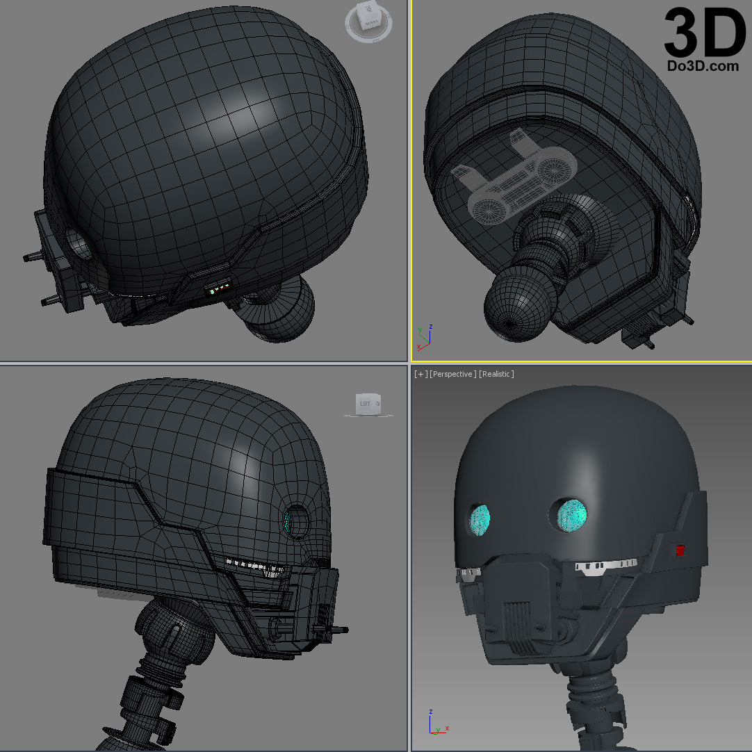 K-2SO K2SO Imperial Security Droid Star Wars | 3D Printable Model #1747