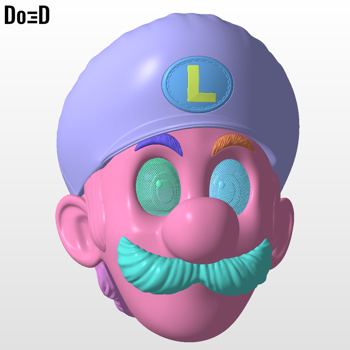 Bundle: Super Mario Movie Cosplay Luigi Mario Helmets Cap | 3D Print Model #MB78