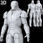 Iron Man Shotgun Mark XL MK 40 Armor | 3D Model Project #6552