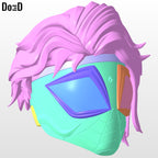 Pavitr Prabhakar Indian Spider-Man Across the Spider-Verse Helmet 3D Model #P19
