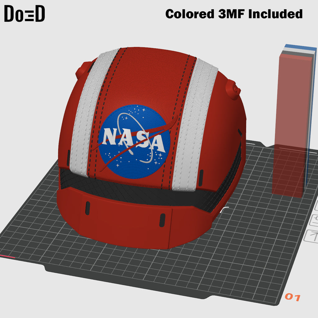 NASA Shoulder Pad ONLY Armor Project Hail Mary EVA Suit SpaceSuit 3D Model #HM12