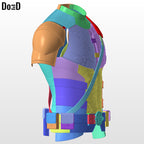 Deadpool 3 Torso Armors | 3D Printable Model #DAW31