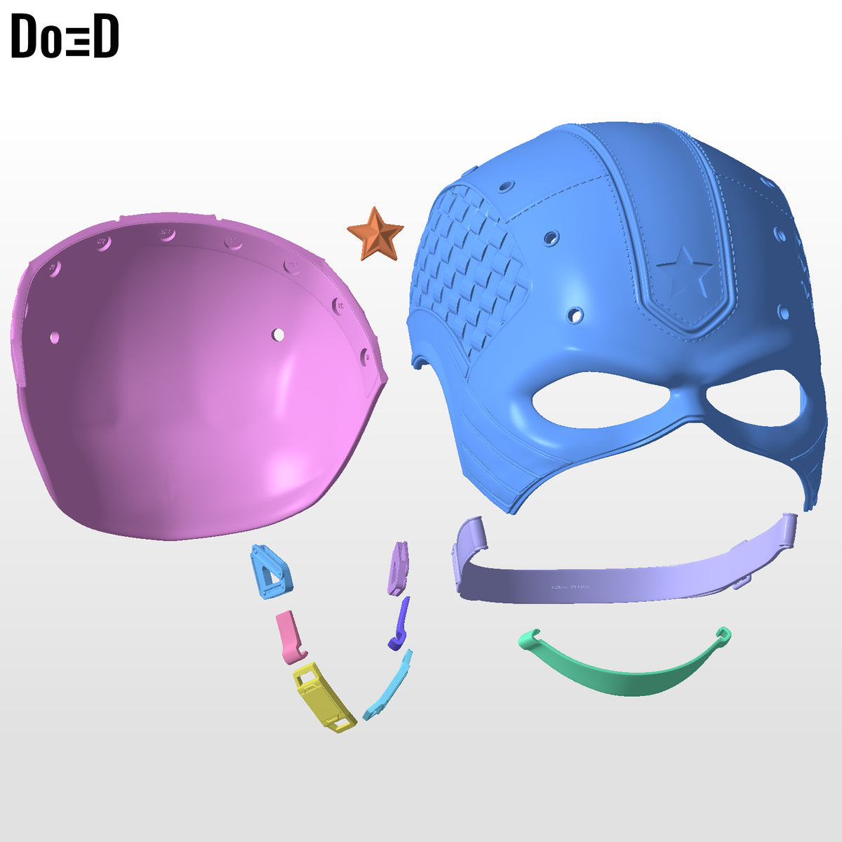 Red Guardian Thunderbolts Helmet | 3D Printable Model #RT51
