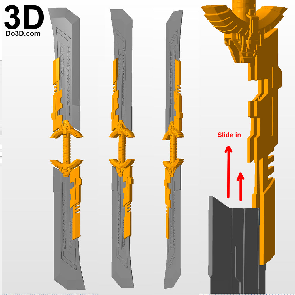 Thanos Sword Knife, Weapon Avengers Endgame | 3D Printable Model #5835