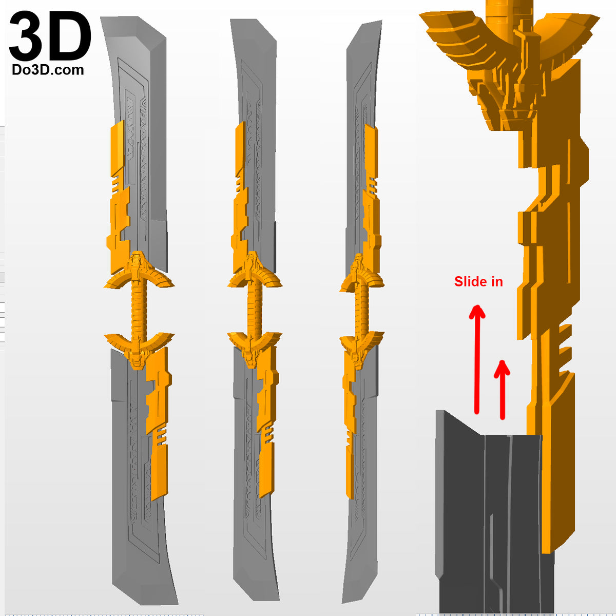 Thanos Sword Knife, Weapon Avengers Endgame | 3D Printable Model #5835