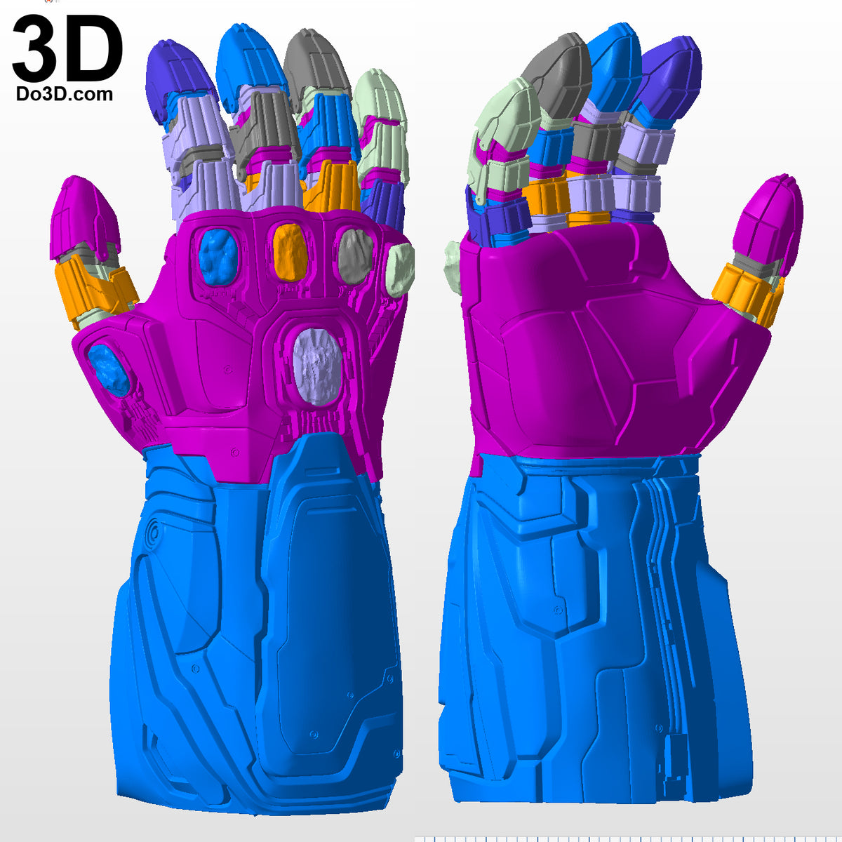 Hulk's Nano Infinity Gauntlet Type 002 Expanded | 3D Printable Model #5920
