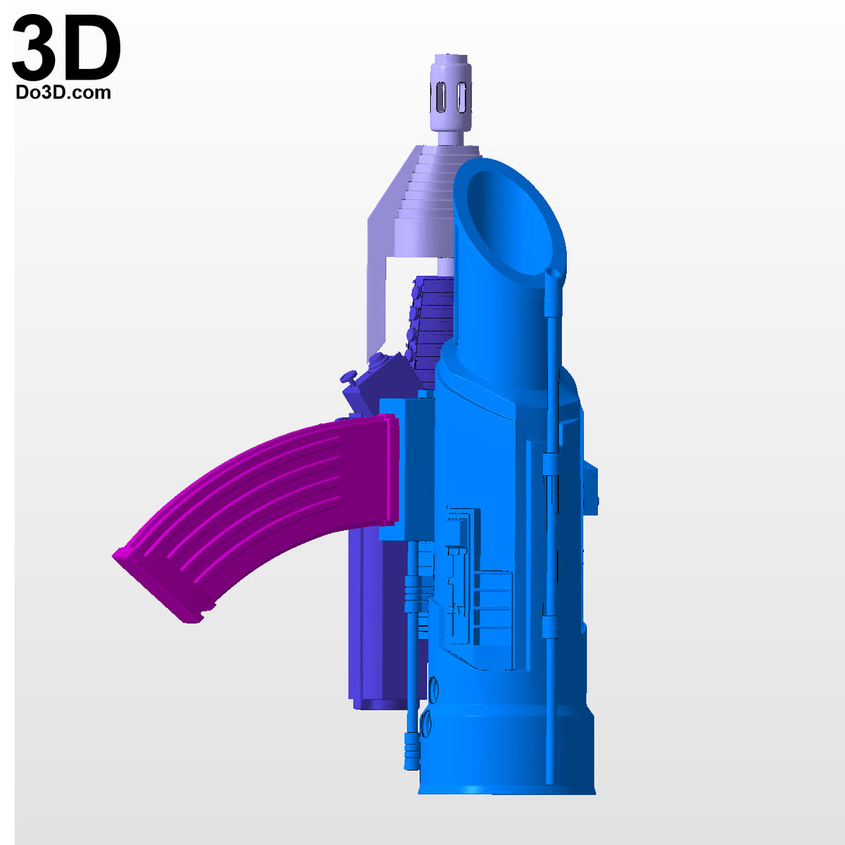 Robocop 1987 Gun Arm Hand Blaster | 3D Printable Model #2827