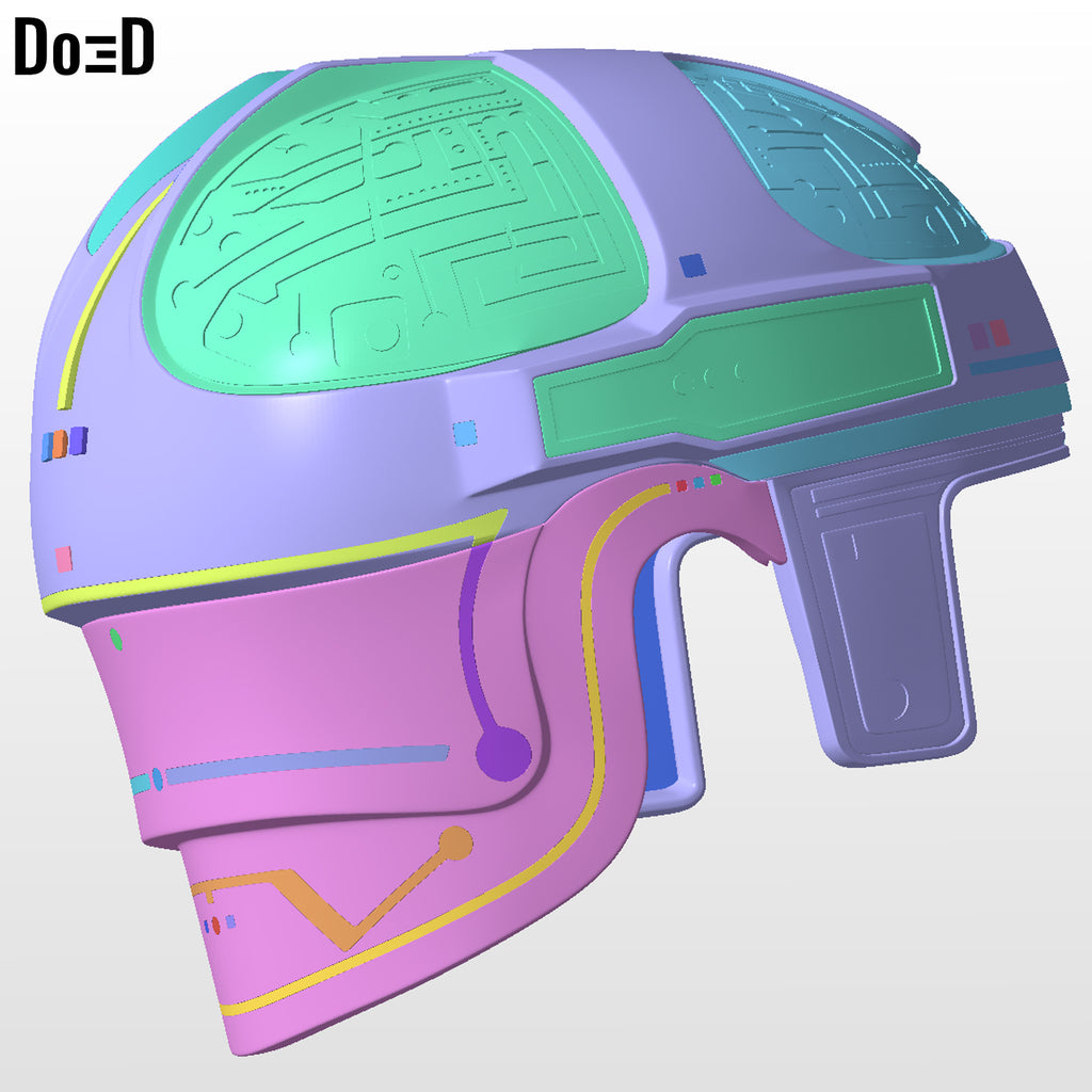 Tron 1982 Helmet OG Classic Alan Bradley | 3D Printable Model #OGT12