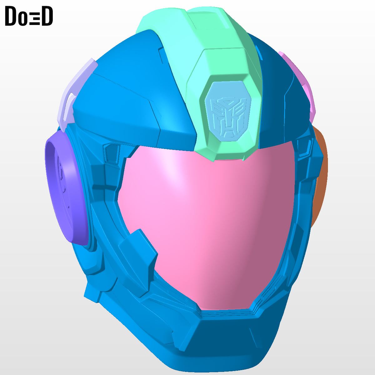 Transformers 2023 Human Helmet Noah Diaz | 3D Printable Model STL #N36