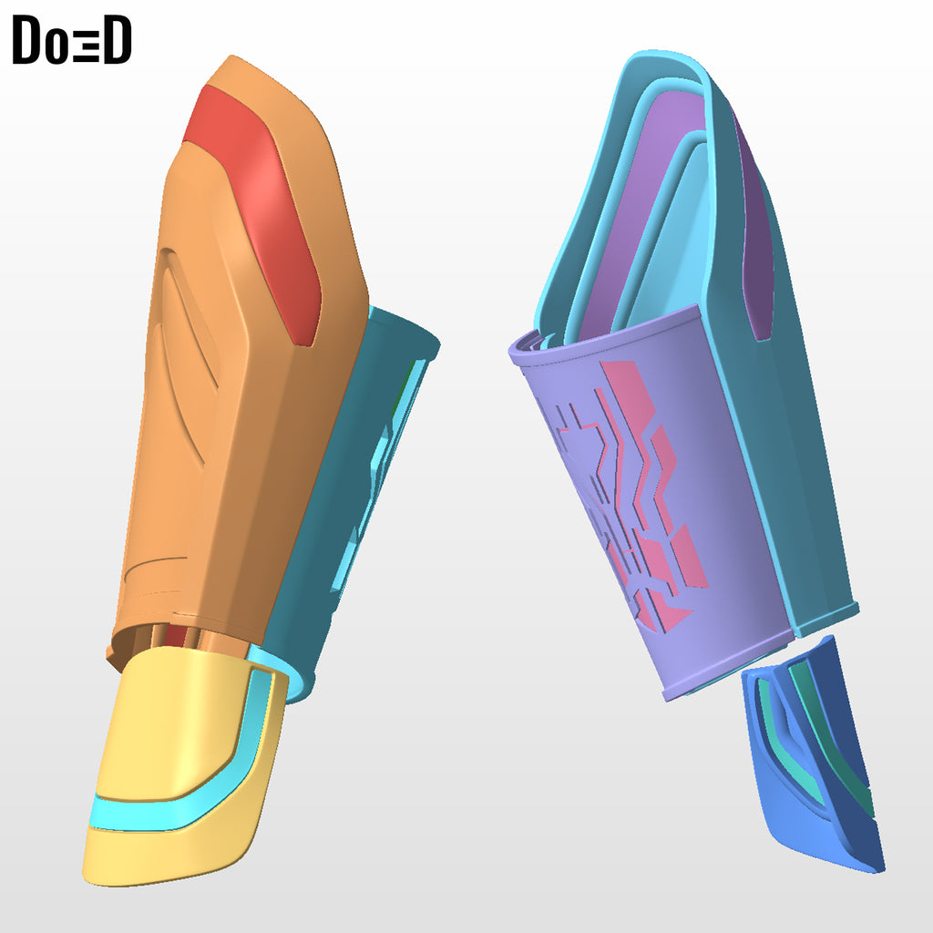 Final Form Tron Ares Chest + Forearm | 3D Printable Model #FTA1