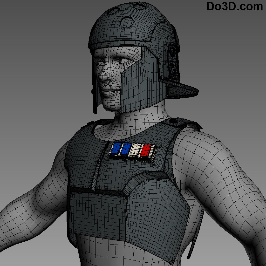 Agent Kallus Star Wars Rebels Helmet & Chest Armor | 3D Model Project #494