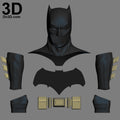 Batman V. Superman Cowl, Belt, Gauntlet, Glove DOJ 3D Printable Model Set #1546