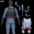 Blade Suit & Weapons from Deadpool Wolverine 3D Model #B2839