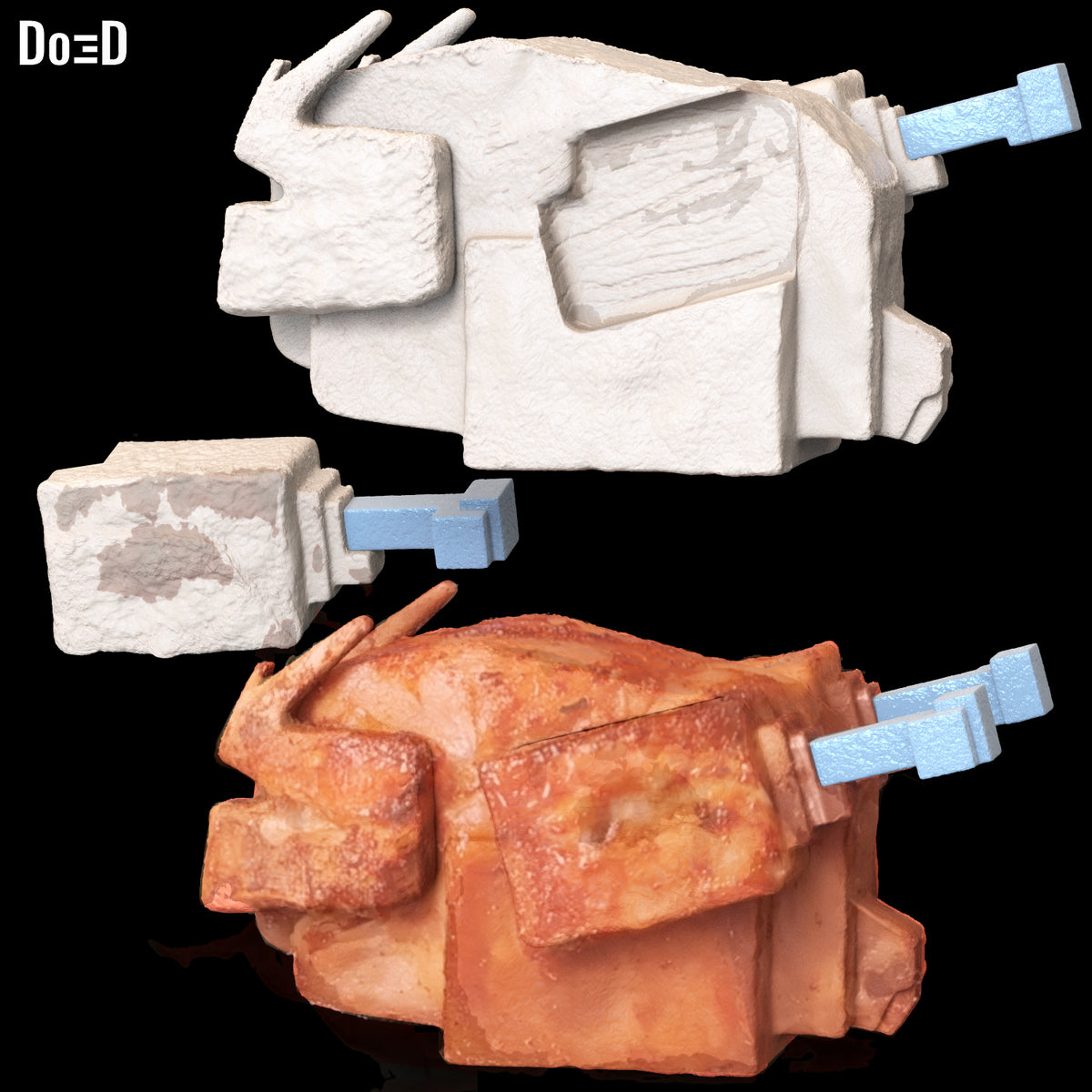 Steve's Lava Chicken Minecraft Movie | 3D Printable Model STL File #LC11