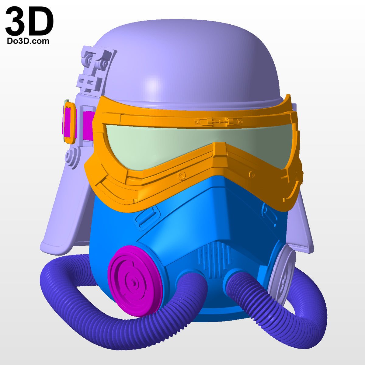 MudTrooper Swamp Trooper Helmet Mud Trooper | 3D Printable Model #H921