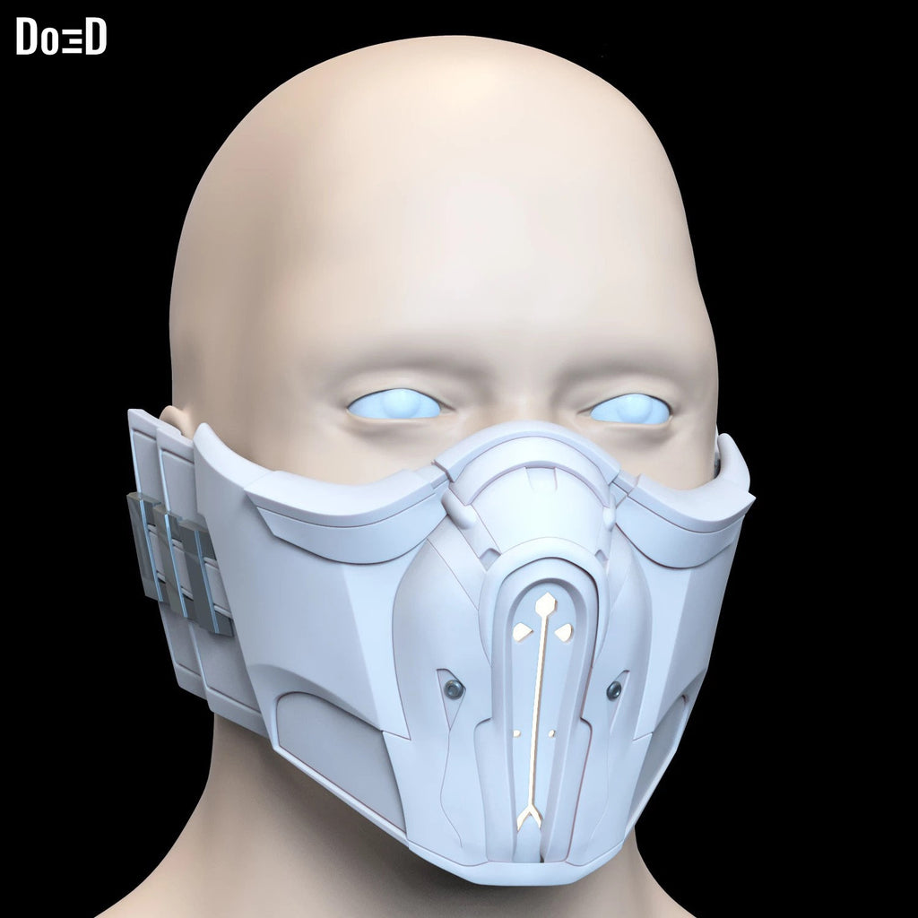 Mortal Kombat Sub-Zero Sub Zero Mask 3D Printable Model Subzero STL#1311