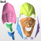 Bundle: Green Goblin Helmet Swappable Wazzup, OG, Smiling | 3D Model #GBW1