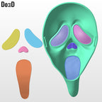 Scream 7 Ghostface Mask Halloween 3D Printable Model STL File #GFH2
