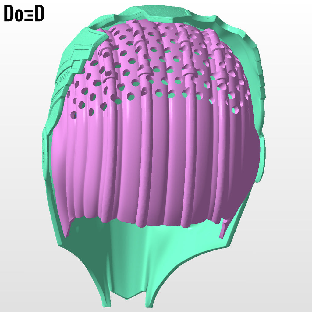 Dek's Bio Mask Predator Badlands Metal Helmet 3D Printable Model STL File #PBL28