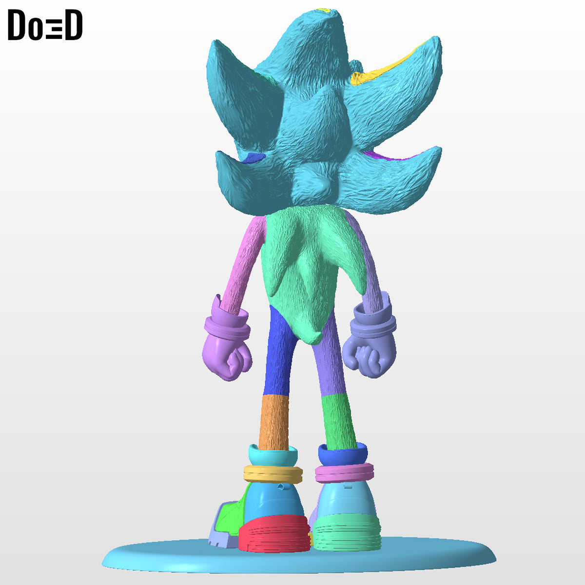 Shadow Sonic 3 Statue | 3D Printable Model #SS04