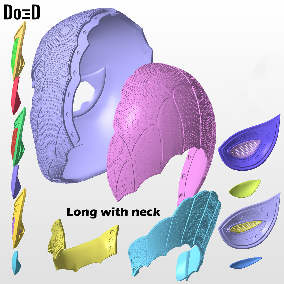 Iron Spider Endgame Spider-man Face Shell Helmet 3D Printable Model STL #4544