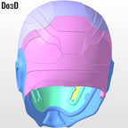 Blue Beetle Helmet V2 | 3D Printable Model STL File #B42