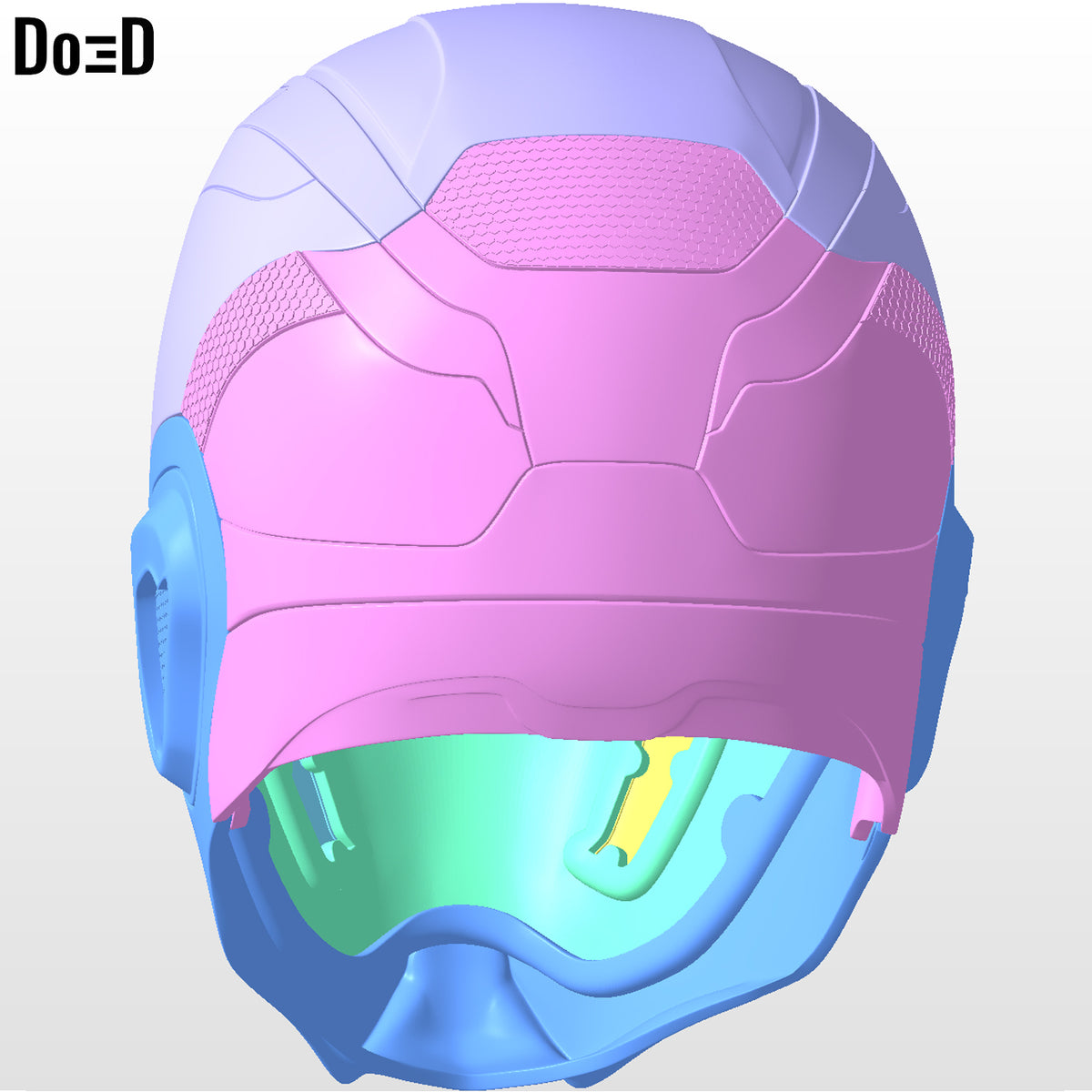 Blue Beetle Helmet V2 | 3D Printable Model STL File #B42