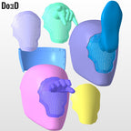 Spot Helmet / Shell 3D Printable Model STL #SP01