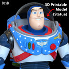 Independence Day Buzz Lightyear Statue Life Size Scale 3D Printable Model #IB12