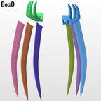Wolverine Claws 2024 | 3D Printable Model STL File Blue #W93