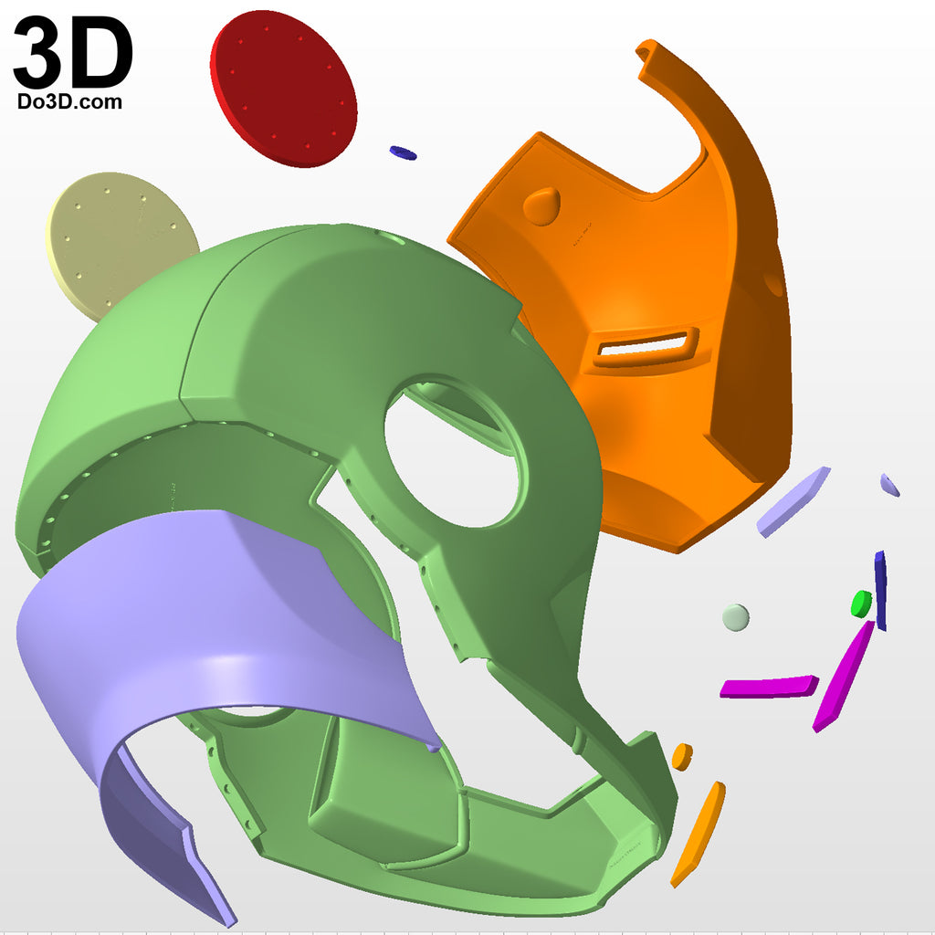 Scuba Iron Man 3 Helmet Mark XXXVII MK 37 | 3D Printable Model #SC31