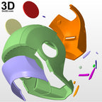 Scuba Iron Man 3 Helmet Mark XXXVII MK 37 | 3D Printable Model #SC31