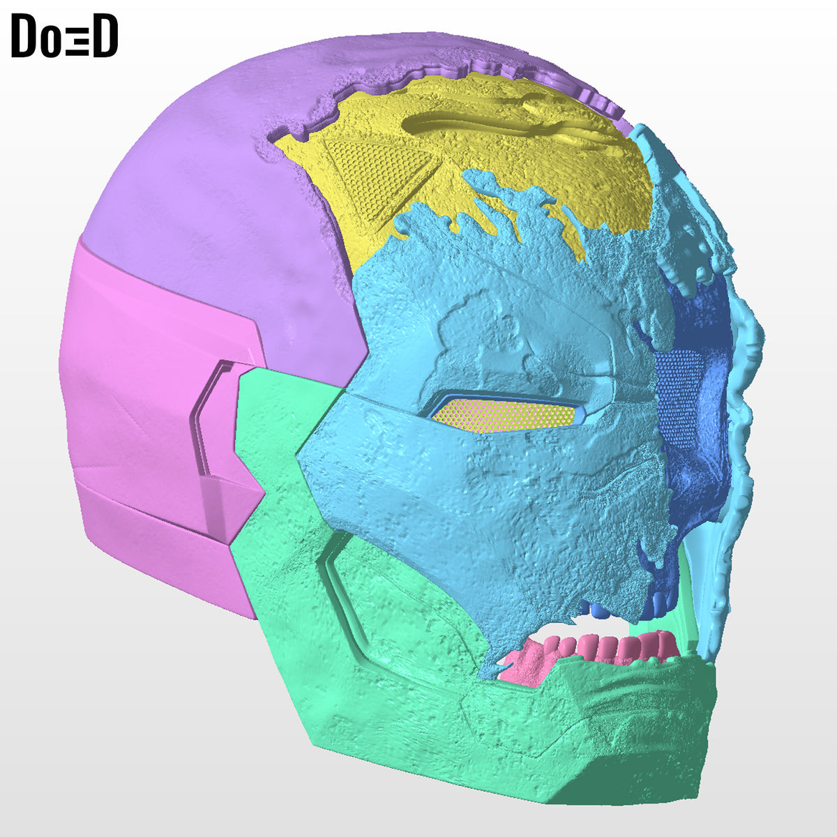 Zombie Iron Man Mark 46 Spider-Man Far From Home Helmet | 3D Printable Model #IZ