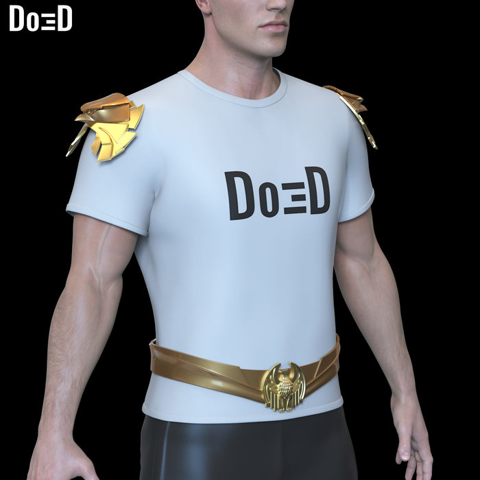 Homelander Shoulder Armor and Belt Buckle The Boys | 3D Printable Model STL #H97