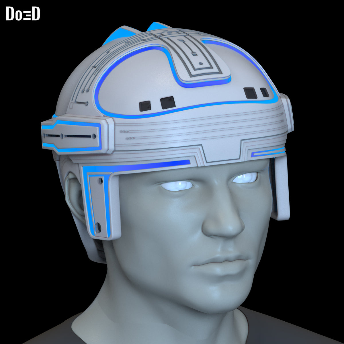 Tron 1982 Helmet OG Classic Kevin Flynn | 3D Printable Model #OGT13