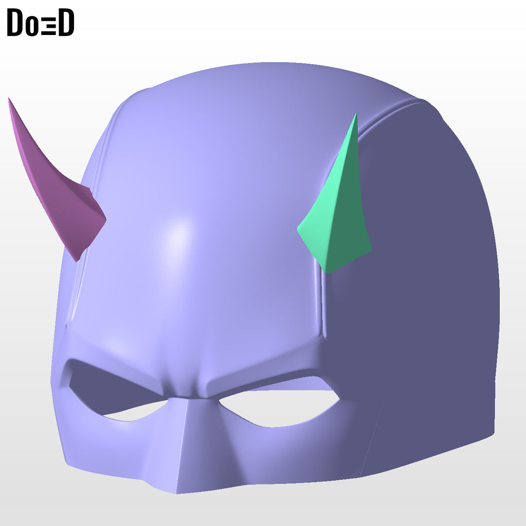 Bucket Version Elektra Daredevil Born Again Female Helmet | 3D Print File #BE