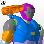 Iron Man Avengers Team Suit Armor Mark VI MK 6 Endgame 3D Printable Model #A591