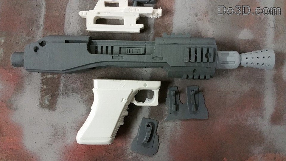 Tie Pilot's Gun  SE-44c Officer's Pistol Star Wars TFA | 3D Model Project #283