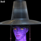 Demon Jinu Figure Head Saja Boys K-Pop Demon Hunters Any Scale 3D Model #DJ596
