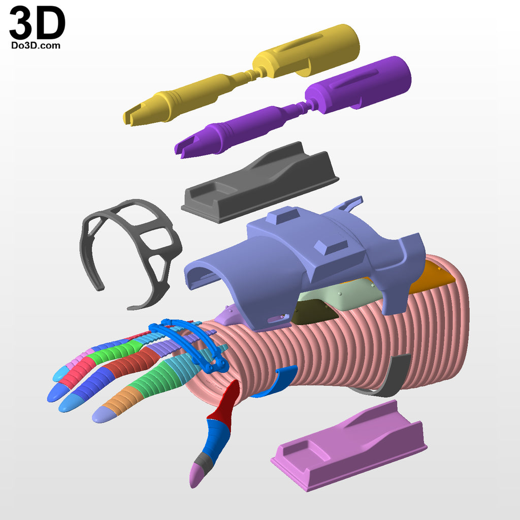 Green Goblin NWH Retractable Gauntlet | 3D Printable Model STL File #GG91