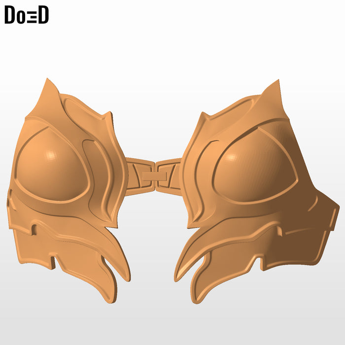 Machiko Noguchi She Predator Helmet + Chest Armor | 3D Model Project #2908