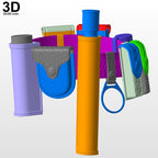 The Batman Utility Belt, Pocket, Pouch Boxes 3D Printable Model Print File #TB67