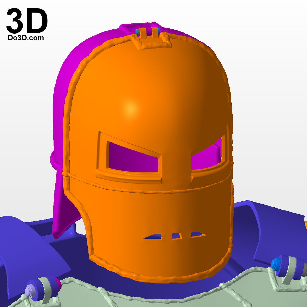 Iron Man Mark I Bust (MK 1 Helmet, Chest, Shoulder) | 3D Printable Model #N21