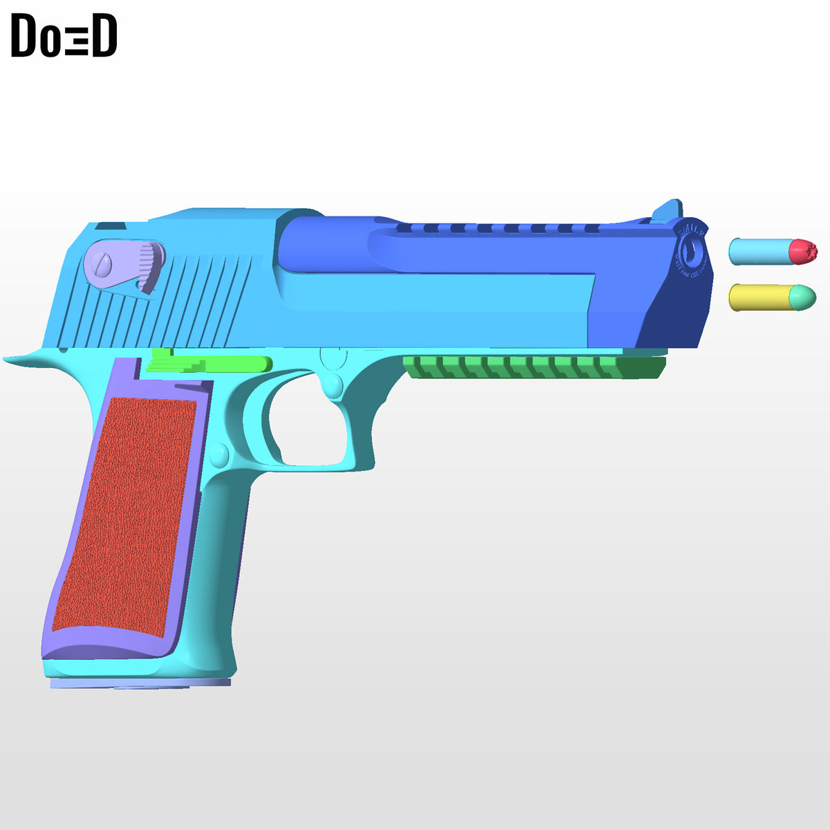 Deadpool Gun Weapon Desert Eagle Pistol Weapon Prop | 3D Printable Model #DG33