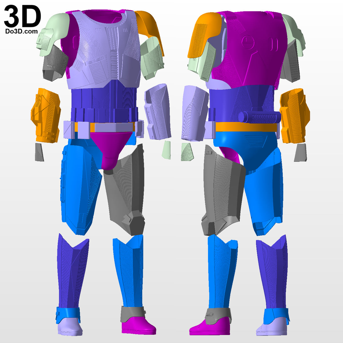 Sith Trooper Full Armor Suit Star Wars | 3D Model Project #6038