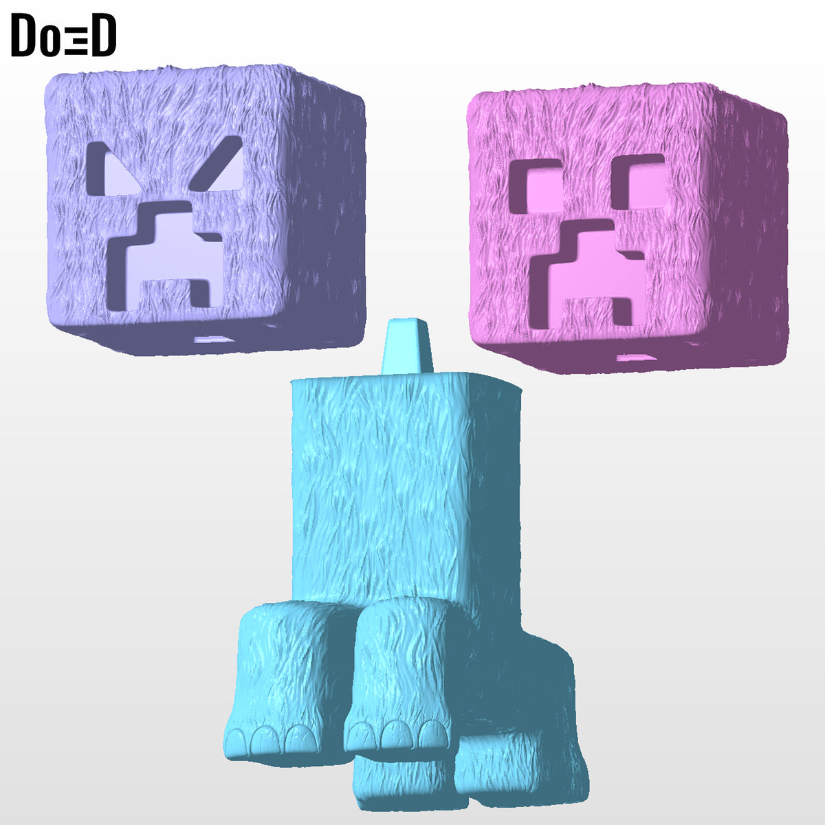 Creeper Minecraft Figure/Statue | 3D Printable Model #CM10