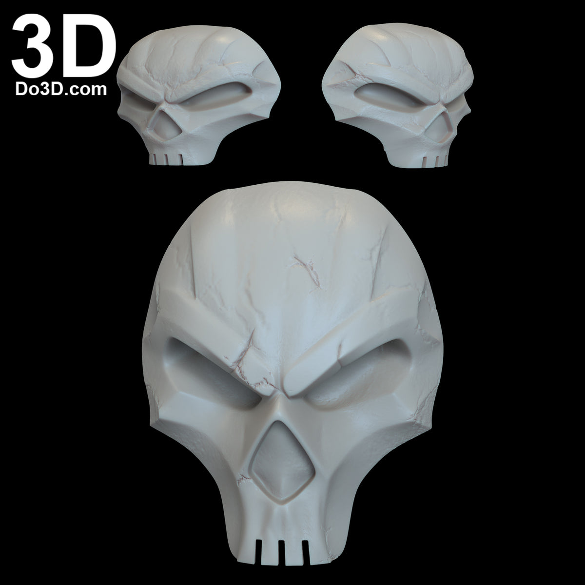 Spawn Mortal Kombat Necklace and Belt Buckle Skulls | 3D Model Project #6595