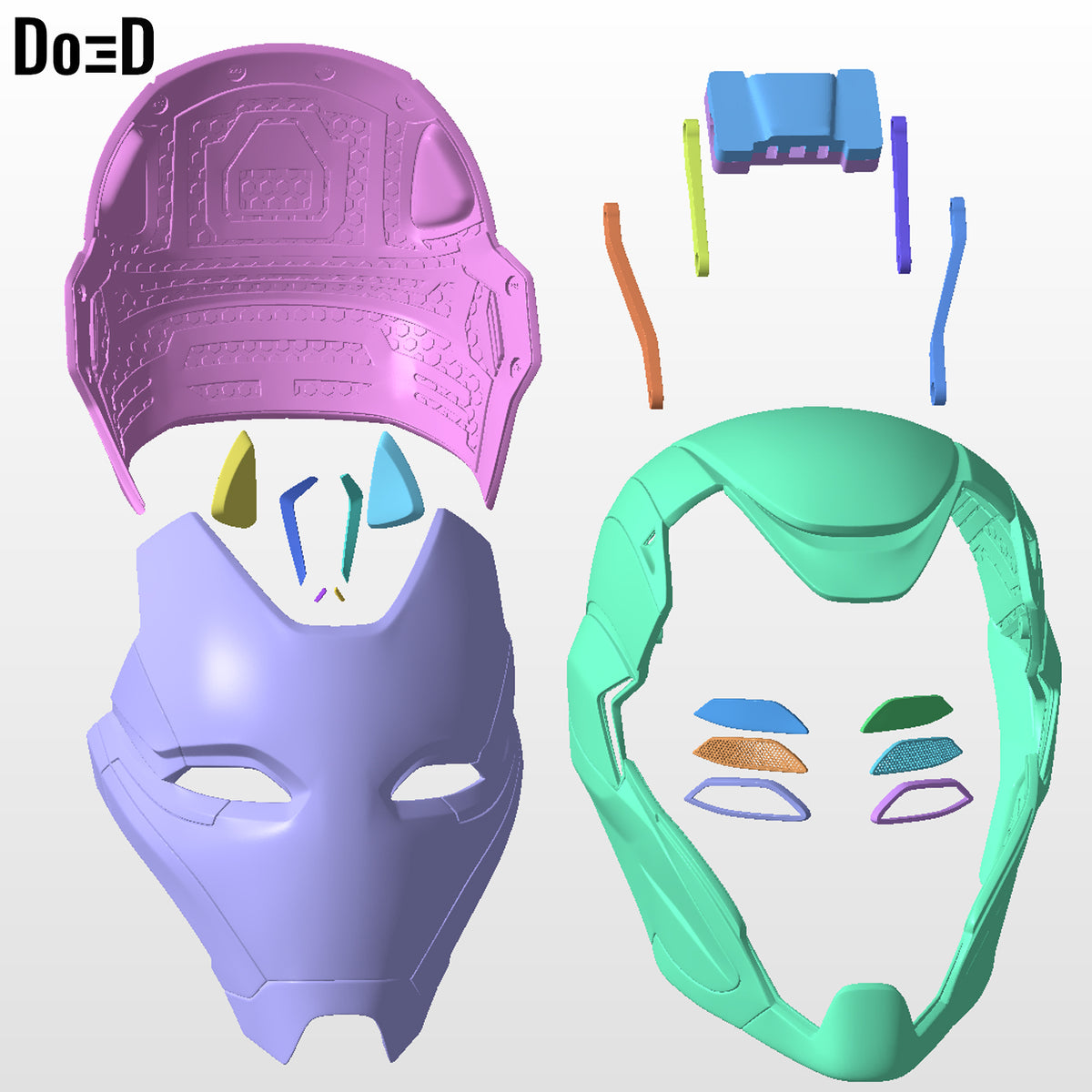 Rescue Endgame Helmet Iron Man Mark XLIX MK 49 Pepper Potts 3D Model STL #5842